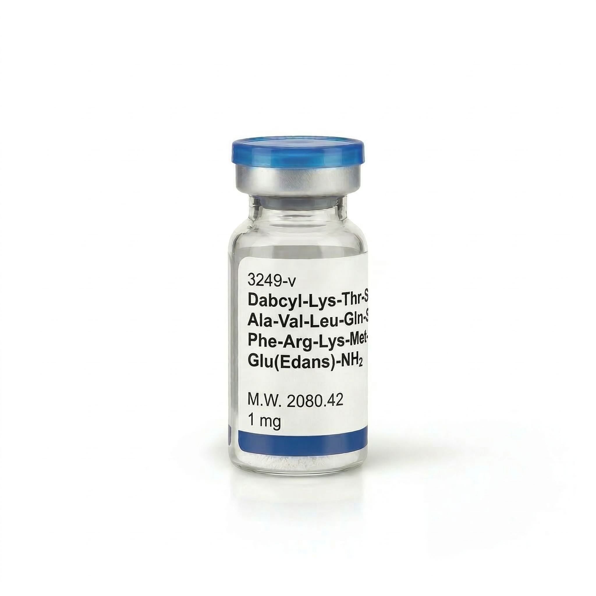 Dabcyl-Lys-Thr-Ser-Ala-Val-Leu-Gln-Ser-Gly-Phe-Arg-Lys-Met-Glu(Edans)-NH2